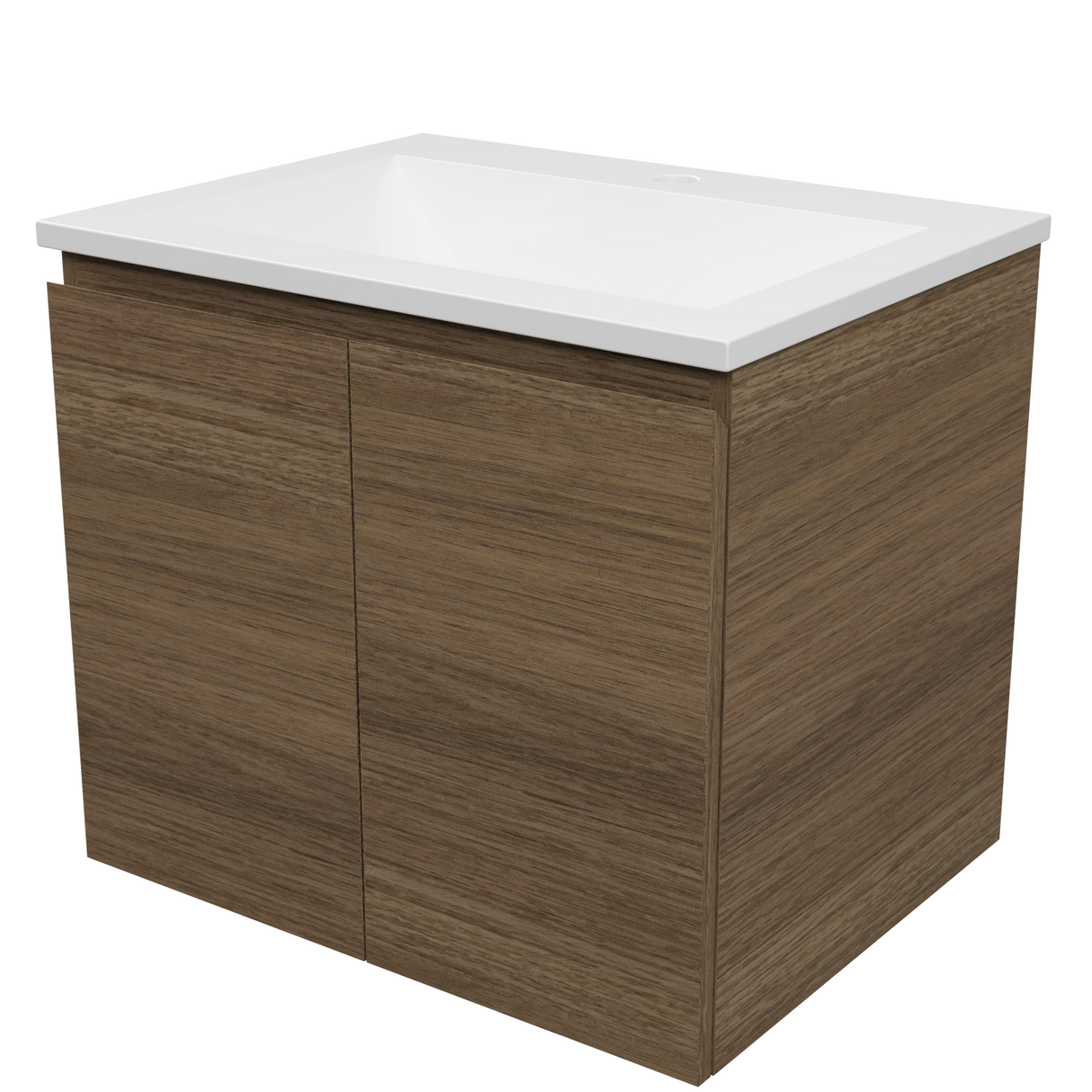 Nevada Vanity 600mm Centre Bowl Regal Top Wall hung (NEV-V-600-C-REG-W)