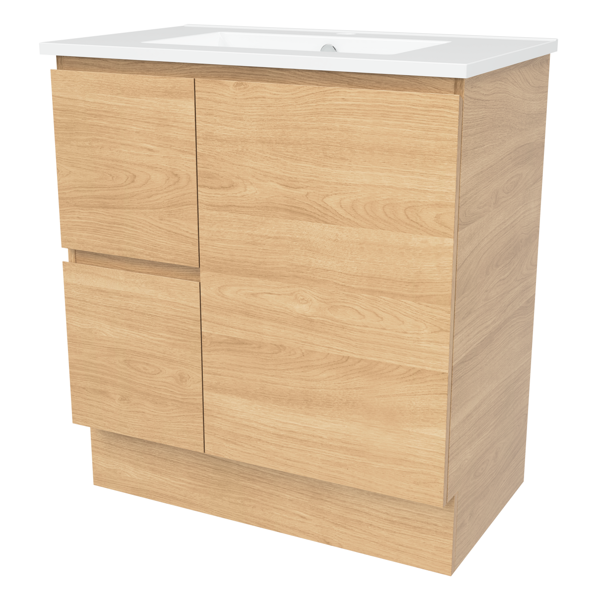 Nevada Vanity 750mm Centre Bowl Alpha Top Floor standing (NEV-V-750-C-APH-F)