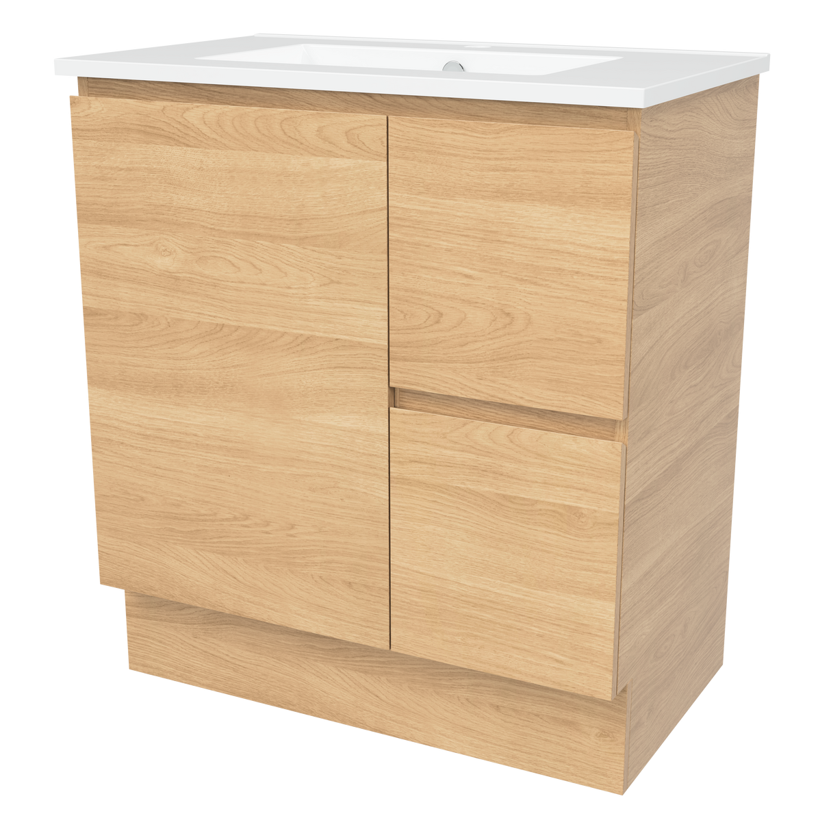 Nevada Vanity 750mm Centre Bowl Alpha Top Floor standing (NEV-V-750-C-APH-F)