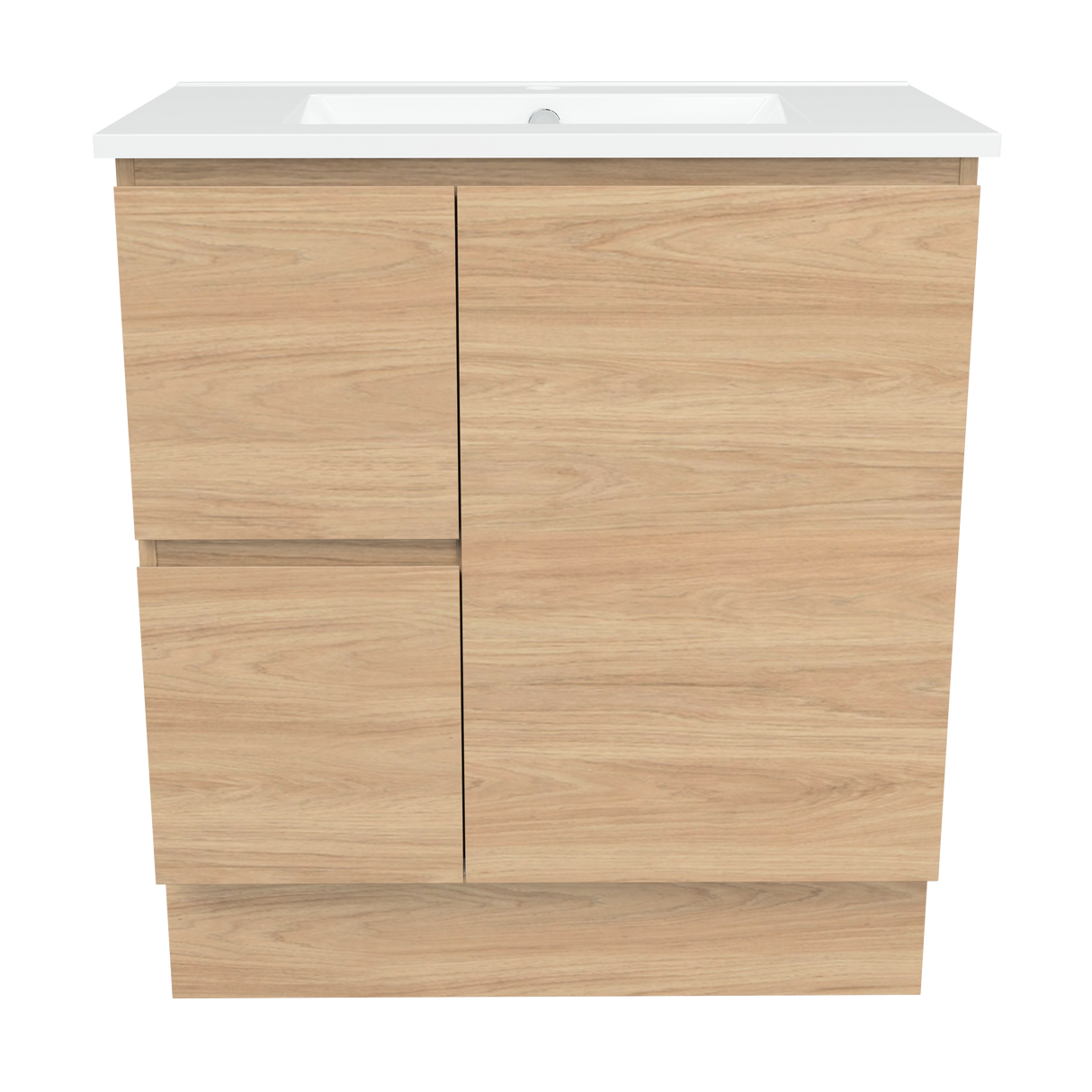 Nevada Vanity 750mm Centre Bowl Alpha Top Floor standing (NEV-V-750-C-APH-F)