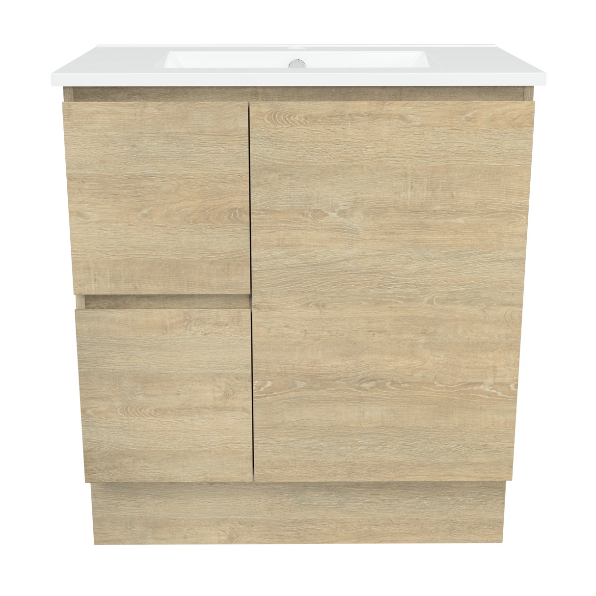 Nevada Vanity 750mm Centre Bowl Alpha Top Floor standing (NEV-V-750-C-APH-F)