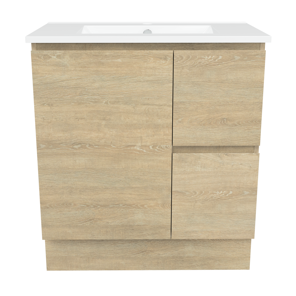 Nevada Vanity 750mm Centre Bowl Alpha Top Floor standing (NEV-V-750-C-APH-F)