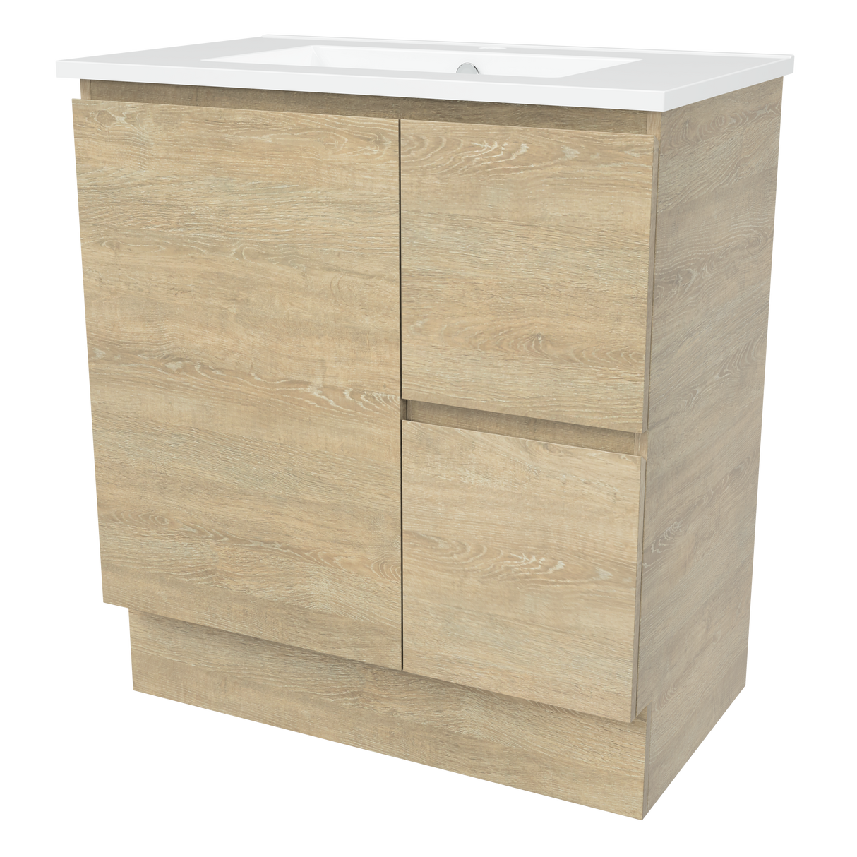Nevada Vanity 750mm Centre Bowl Alpha Top Floor standing (NEV-V-750-C-APH-F)