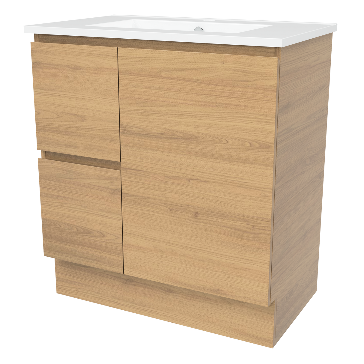 Nevada Vanity 750mm Centre Bowl Alpha Top Floor standing (NEV-V-750-C-APH-F)