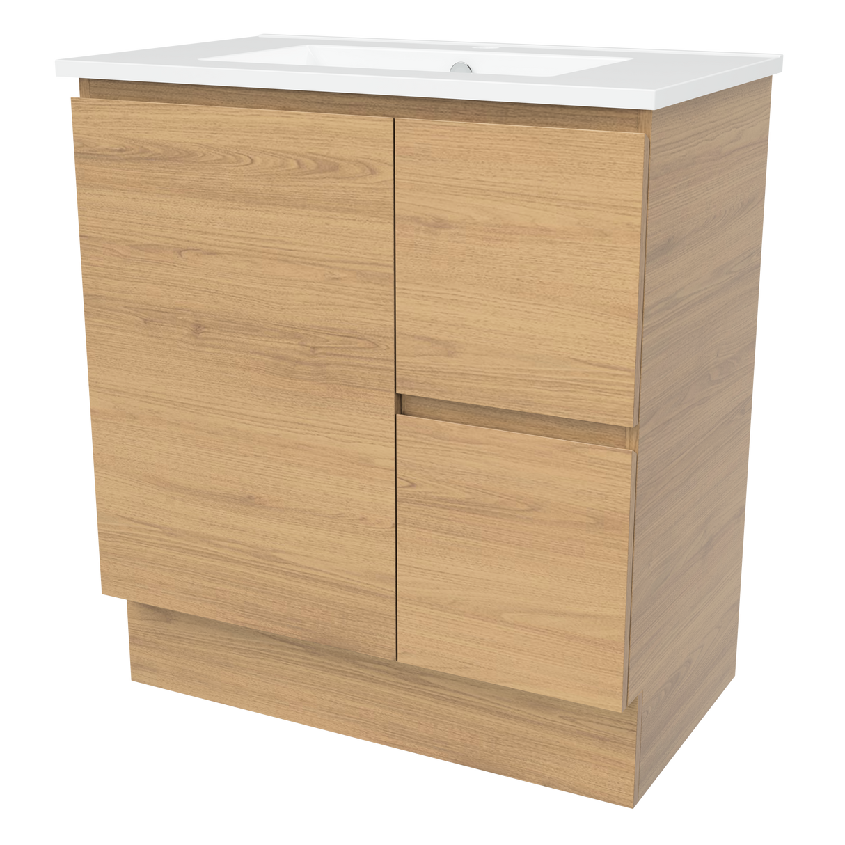 Nevada Vanity 750mm Centre Bowl Alpha Top Floor standing (NEV-V-750-C-APH-F)