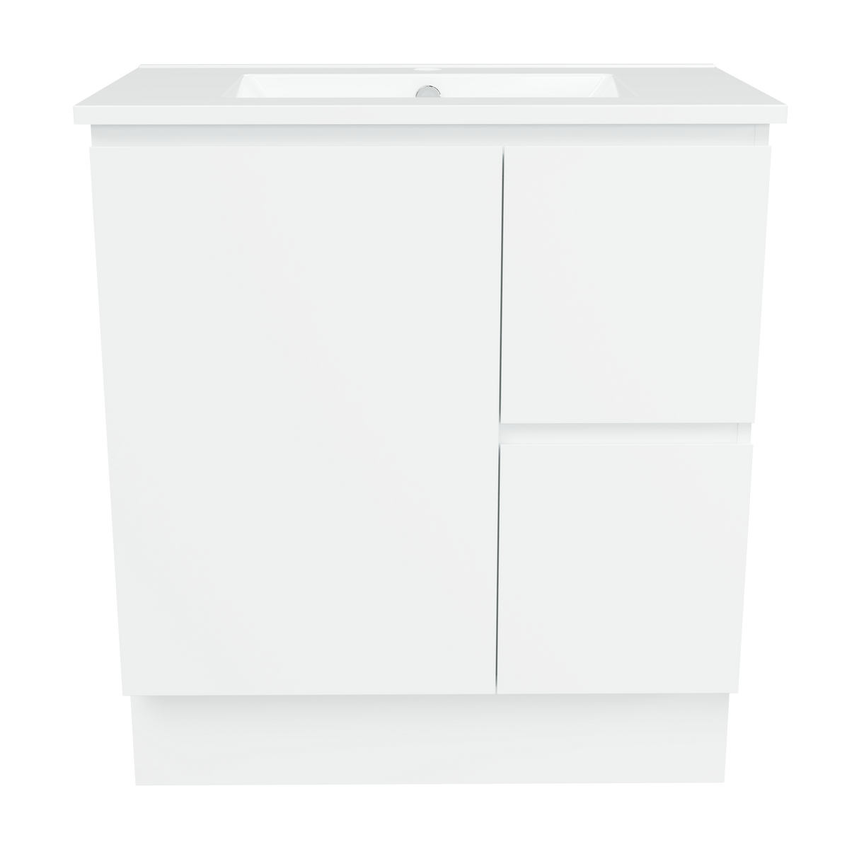 Nevada Vanity 750mm Centre Bowl Alpha Top Floor standing (NEV-V-750-C-APH-F)