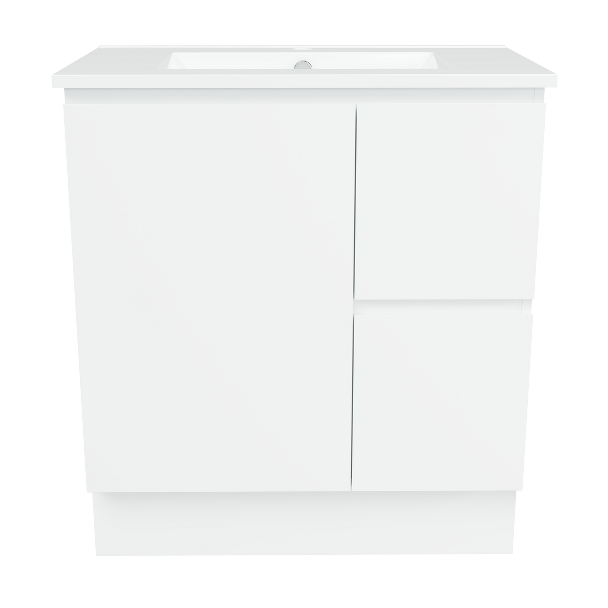 Nevada Vanity 750mm Centre Bowl Alpha Top Floor standing (NEV-V-750-C-APH-F)