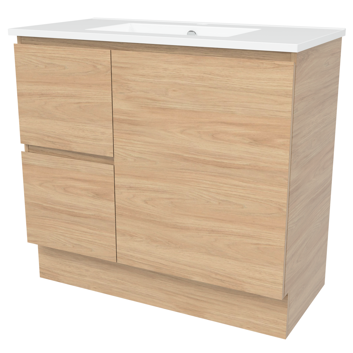 Nevada Vanity 900mm Centre Bowl Alpha Top Floor standing (NEV-V-900-C-APH-F)