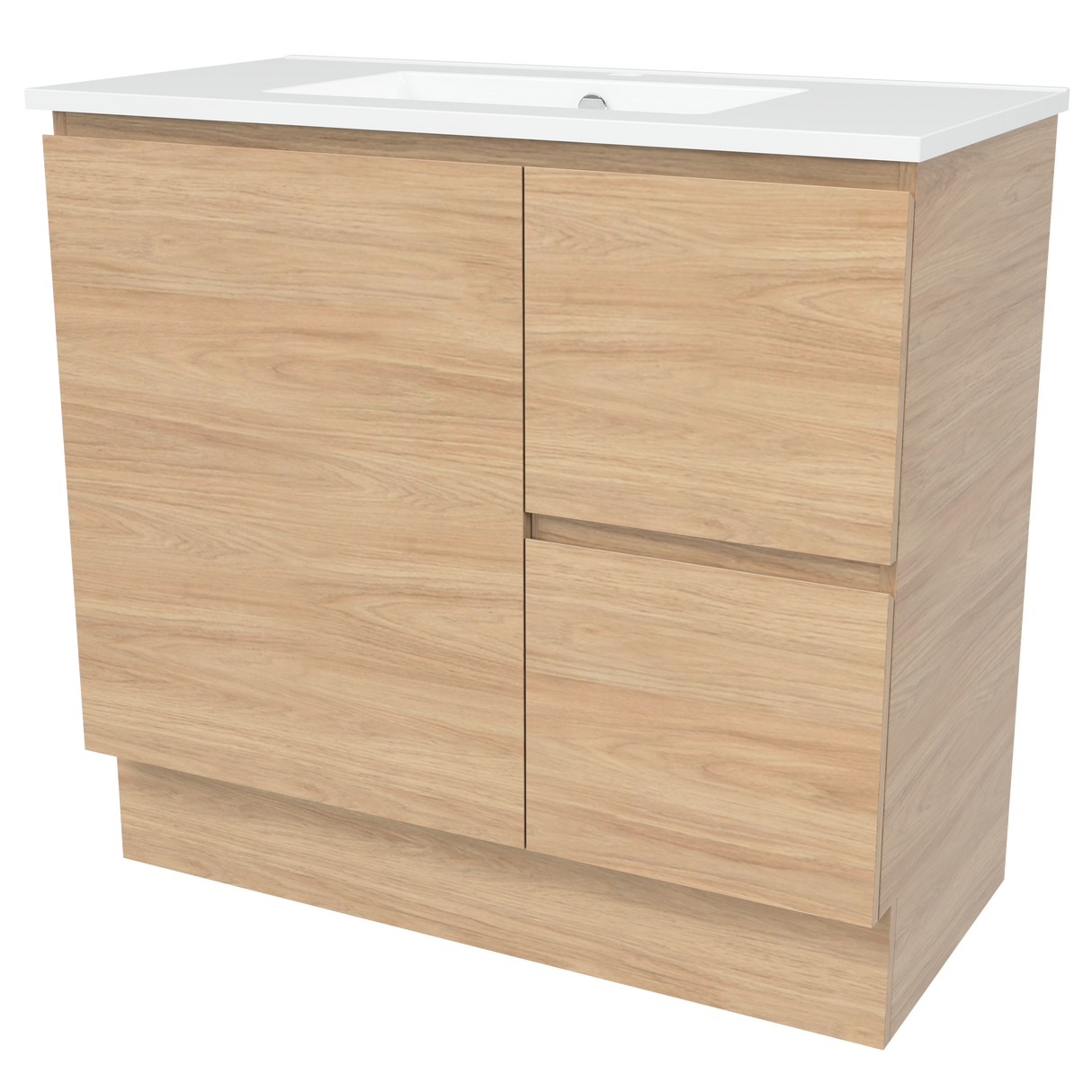 Nevada Vanity 900mm Centre Bowl Alpha Top Floor standing (NEV-V-900-C-APH-F)