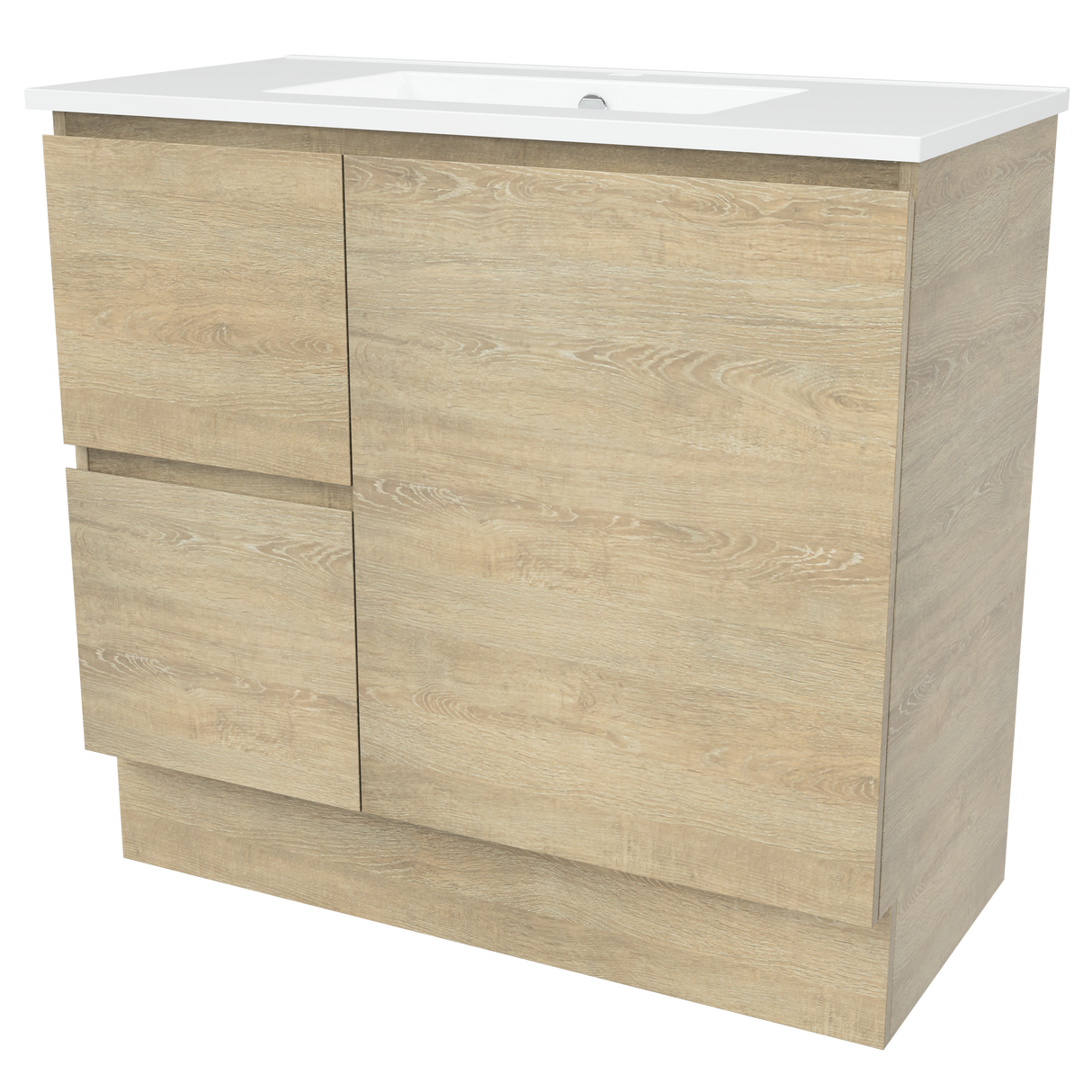 Nevada Vanity 900mm Centre Bowl Alpha Top Floor standing (NEV-V-900-C-APH-F)
