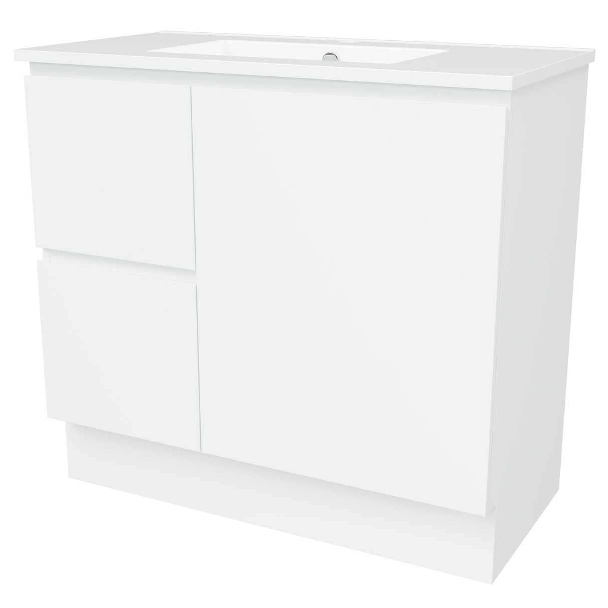 Nevada Vanity 900mm Centre Bowl Alpha Top Floor standing (NEV-V-900-C-APH-F)