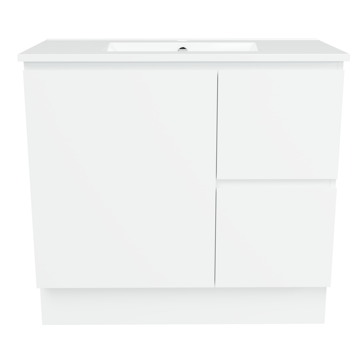 Nevada Vanity 900mm Centre Bowl Alpha Top Floor standing (NEV-V-900-C-APH-F)