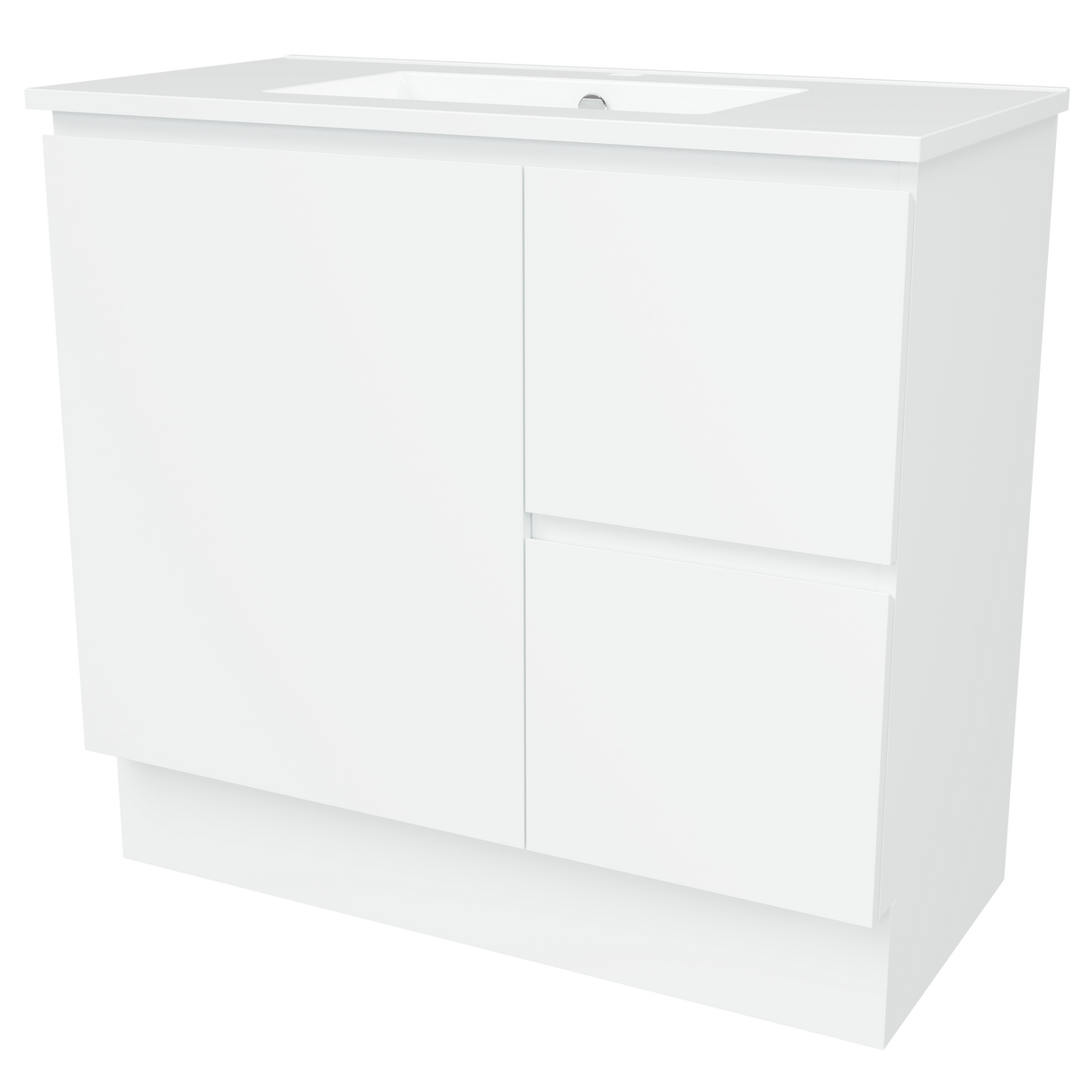 Nevada Vanity 900mm Centre Bowl Alpha Top Floor standing (NEV-V-900-C-APH-F)