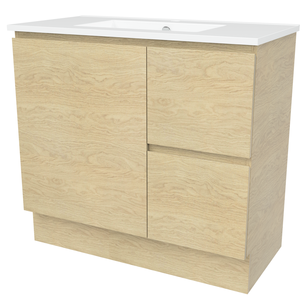 Nevada Vanity 900mm Centre Bowl Alpha Top Floor standing (NEV-V-900-C-APH-F)