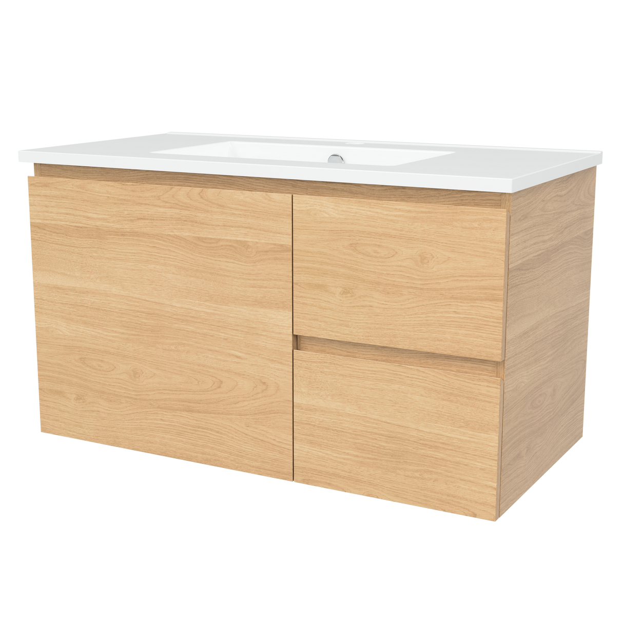 Nevada Vanity 900mm Centre Bowl Alpha Top Wall hung (NEV-V-900-C-APH-W)