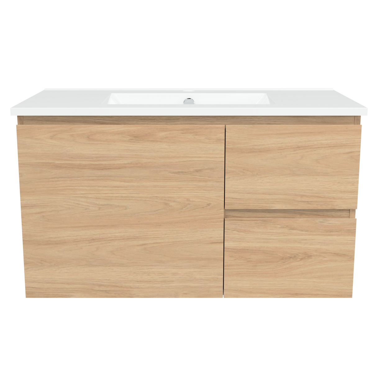 Nevada Vanity 900mm Centre Bowl Alpha Top Wall hung (NEV-V-900-C-APH-W)