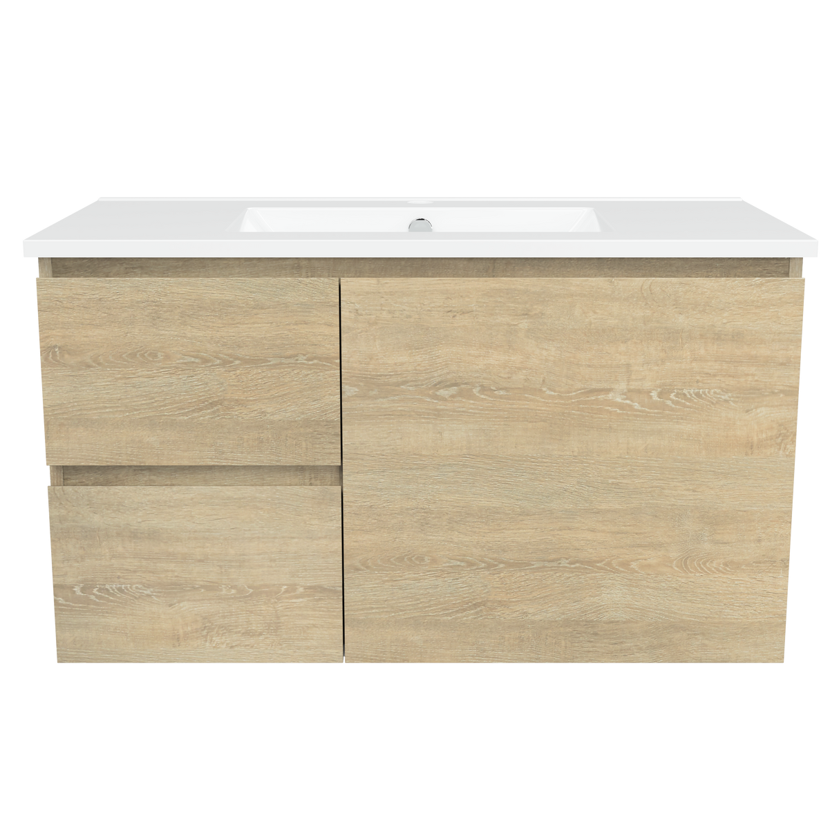 Nevada Vanity 900mm Centre Bowl Alpha Top Wall hung (NEV-V-900-C-APH-W)