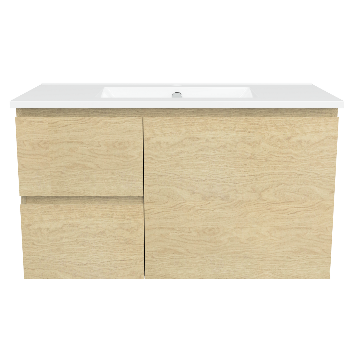Nevada Vanity 900mm Centre Bowl Alpha Top Wall hung (NEV-V-900-C-APH-W)