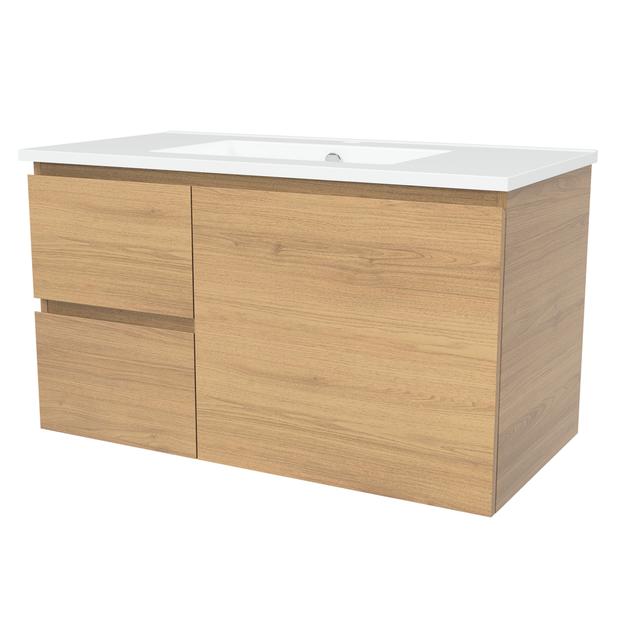 Nevada Vanity 900mm Centre Bowl Alpha Top Wall hung (NEV-V-900-C-APH-W)