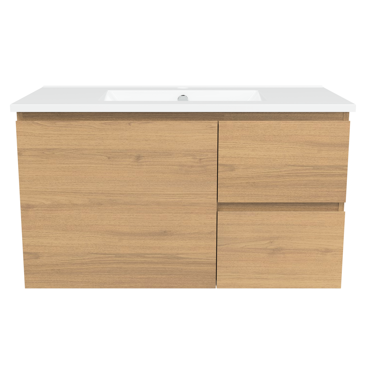 Nevada Vanity 900mm Centre Bowl Alpha Top Wall hung (NEV-V-900-C-APH-W)