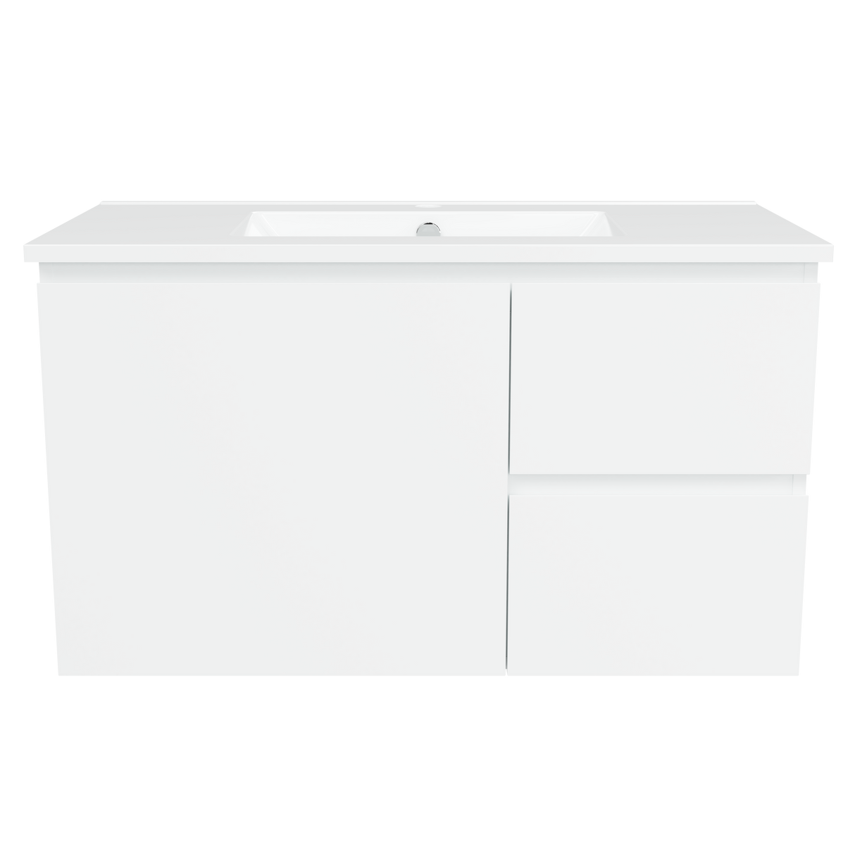 Nevada Vanity 900mm Centre Bowl Alpha Top Wall hung (NEV-V-900-C-APH-W)