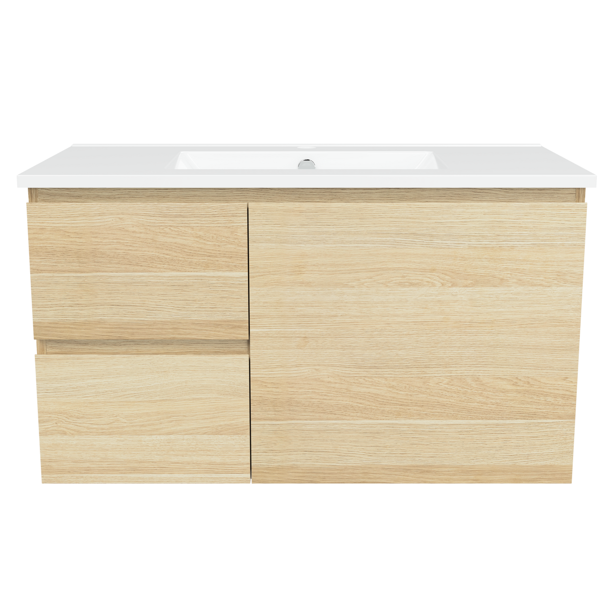 Nevada Vanity 900mm Centre Bowl Alpha Top Wall hung (NEV-V-900-C-APH-W)
