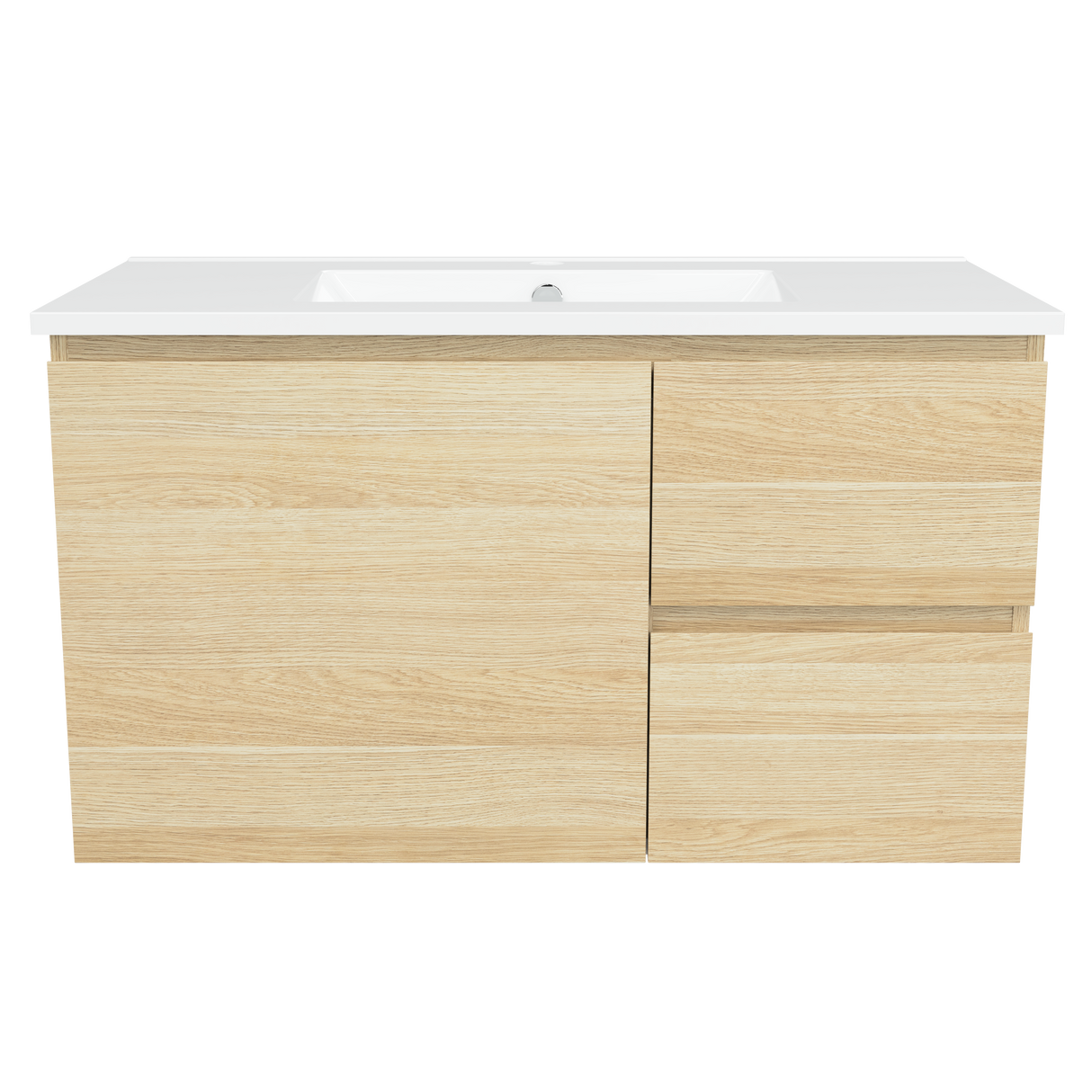 Nevada Vanity 900mm Centre Bowl Alpha Top Wall hung (NEV-V-900-C-APH-W)