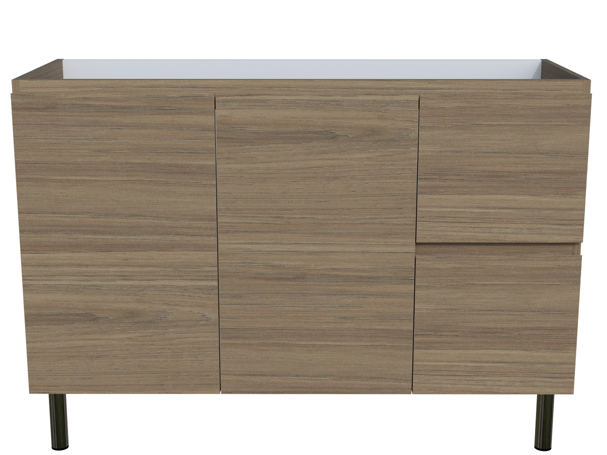 Nevada Cabinet Only 1200mm Left Bowl On Legs