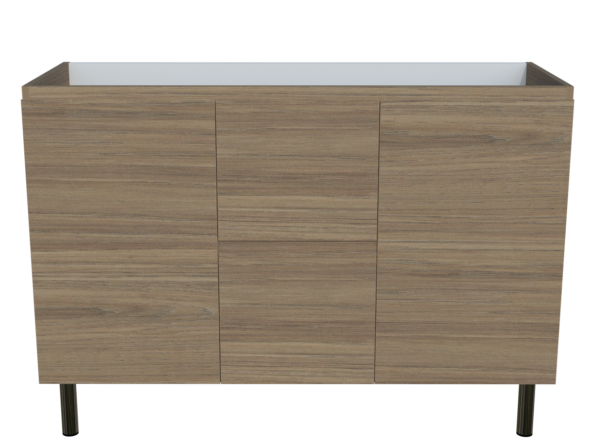 Nevada Cabinet Only 1200mm Double Bowl On Legs