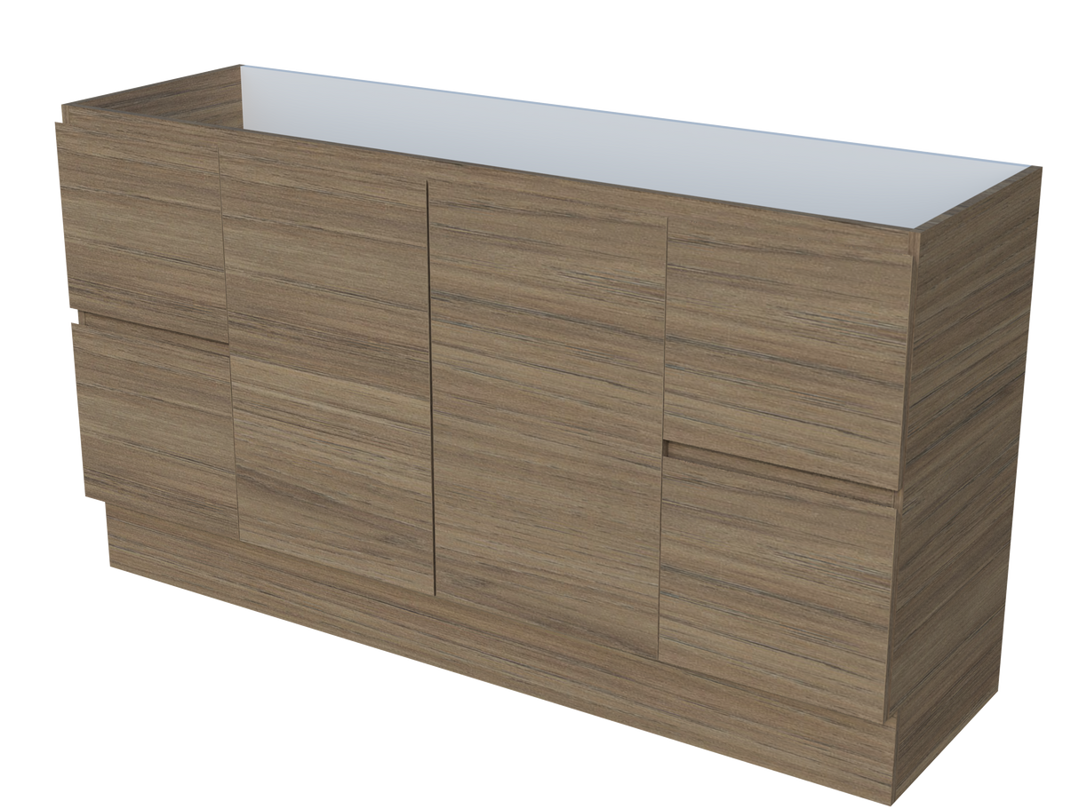 Nevada Cabinet Only 1500mm Left Bowl Floor standing