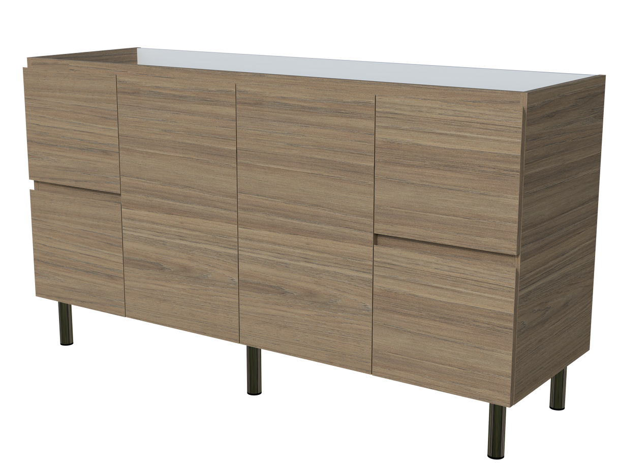 Nevada Cabinet Only 1500mm Left Bowl On Legs