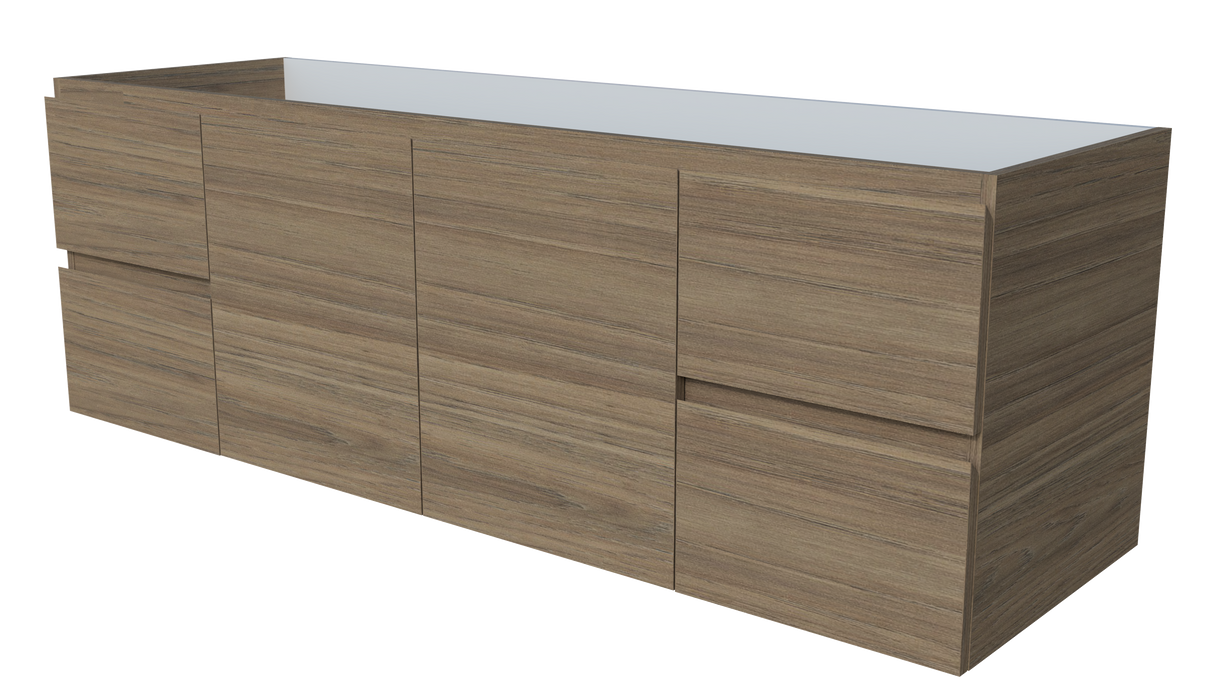 Nevada Cabinet Only 1500mm Centre Bowl Wall hung