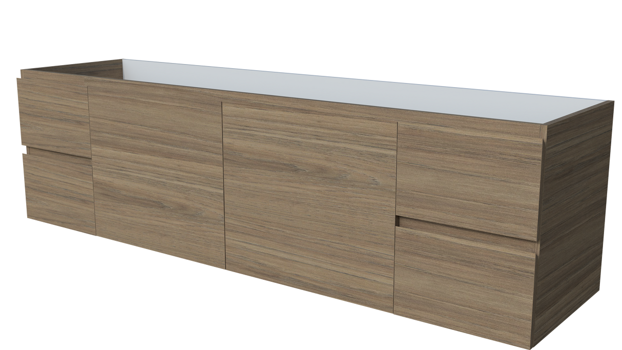 Nevada Cabinet Only 1800mm Left Bowl Wall hung