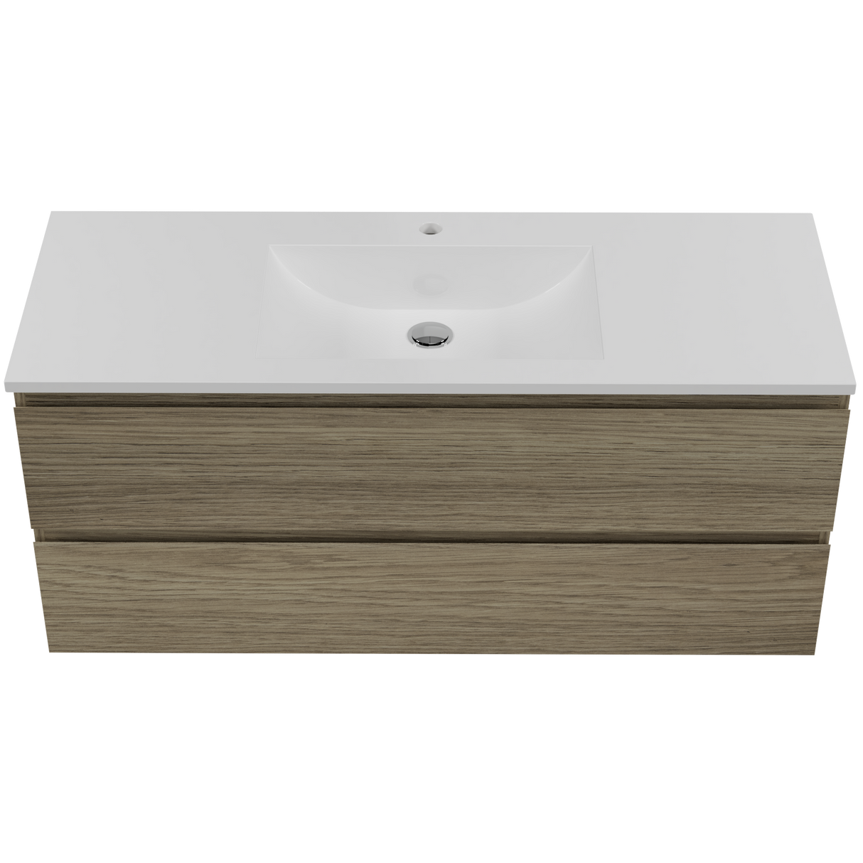 Nevada Plus Vanity 1200mm Centre Bowl Regal Top Wall hung (NEVP-V-1200-C-REG-W)