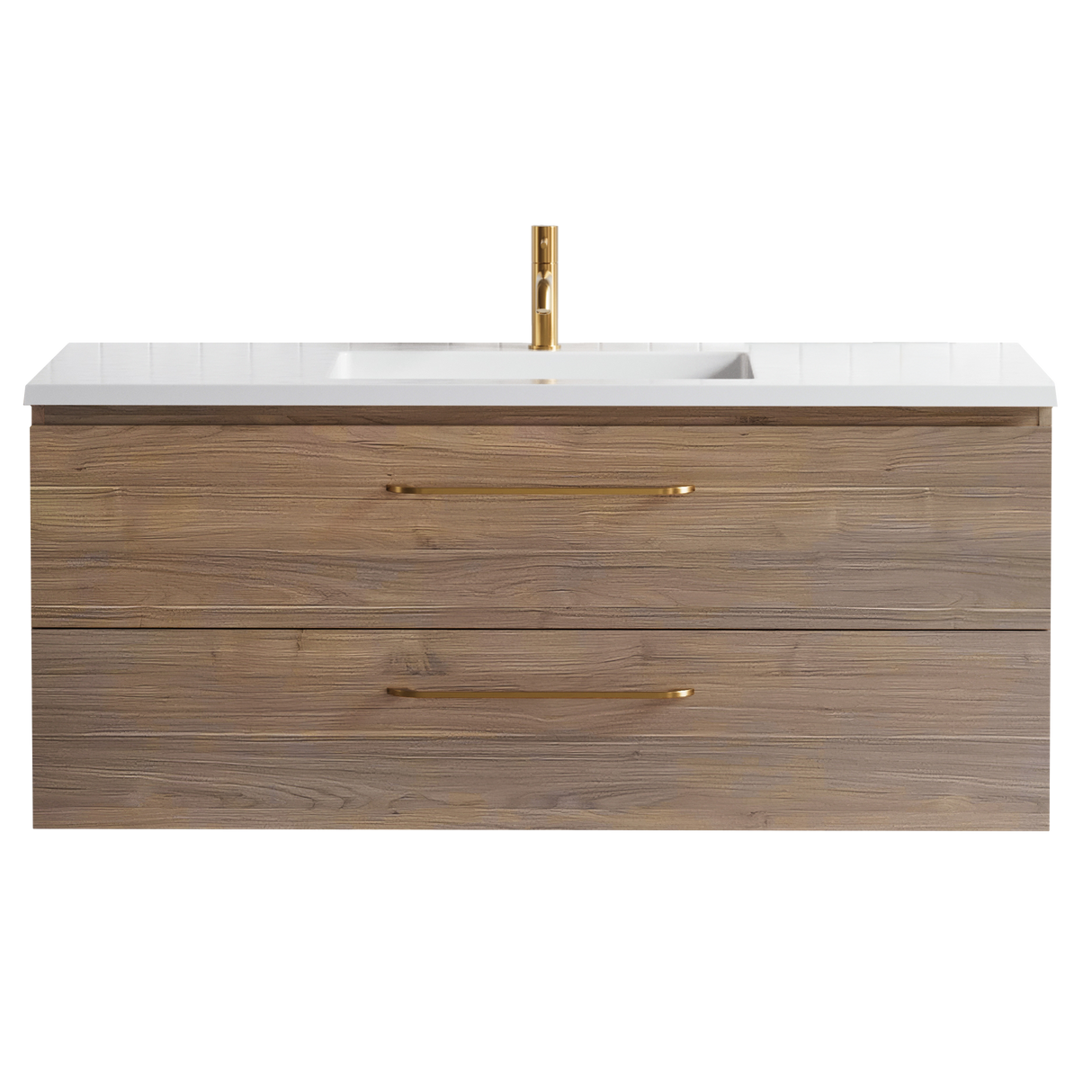 Nevada Plus Vanity 1200mm Centre Bowl Regal Top Wall hung (NEVP-V-1200-C-REG-W)