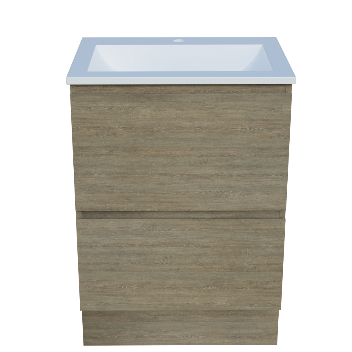 Nevada Plus Vanity 600mm Centre Bowl Regal Top Floor standing (NEVP-V-600-C-REG-F)