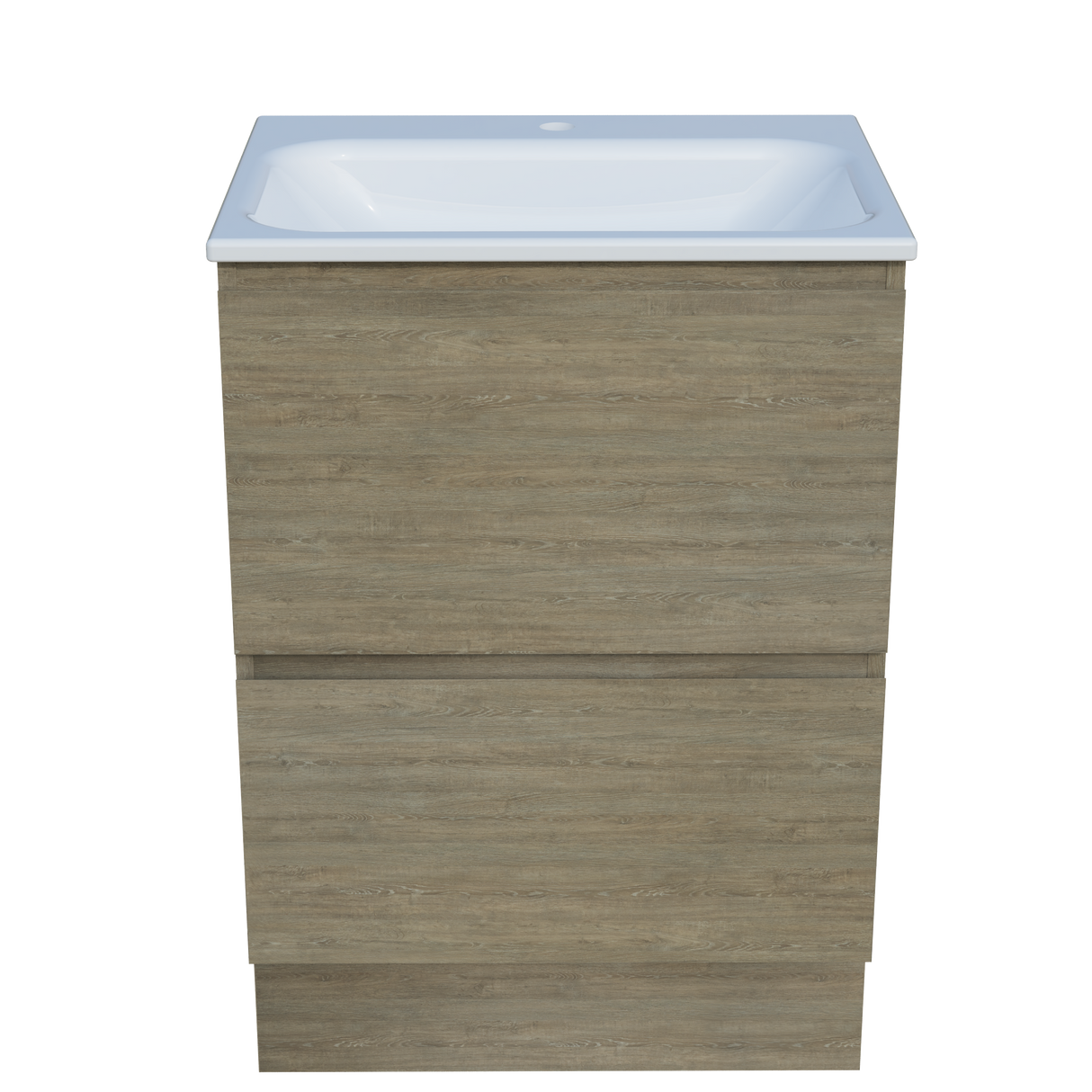 Nevada Plus Vanity 600mm Centre Bowl Stadium Top Floor standing (NEVP-V-600-C-STD-F)