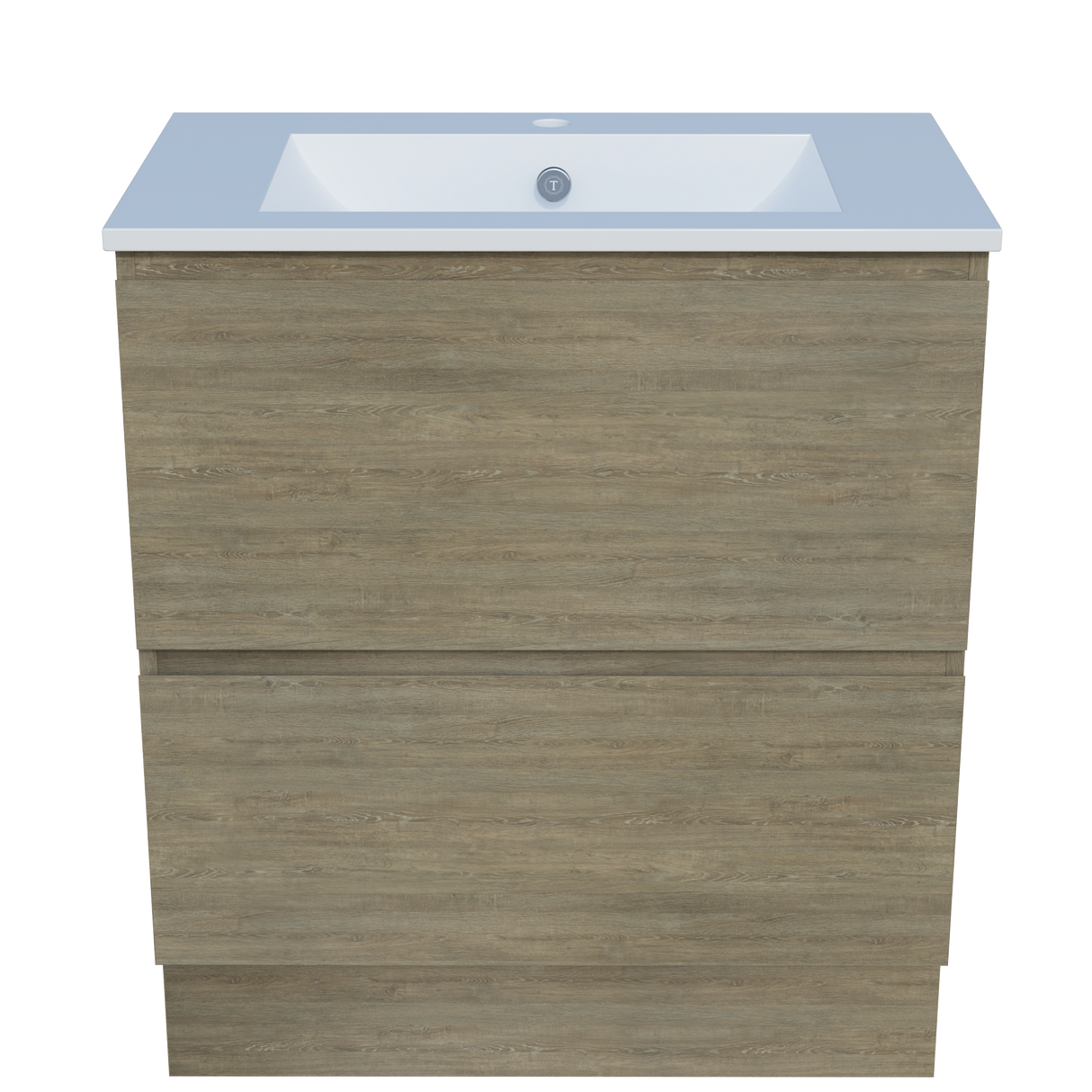 Nevada Plus Vanity 750mm Centre Bowl Alpha Top Floor standing (NEVP-V-750-C-APH-F)