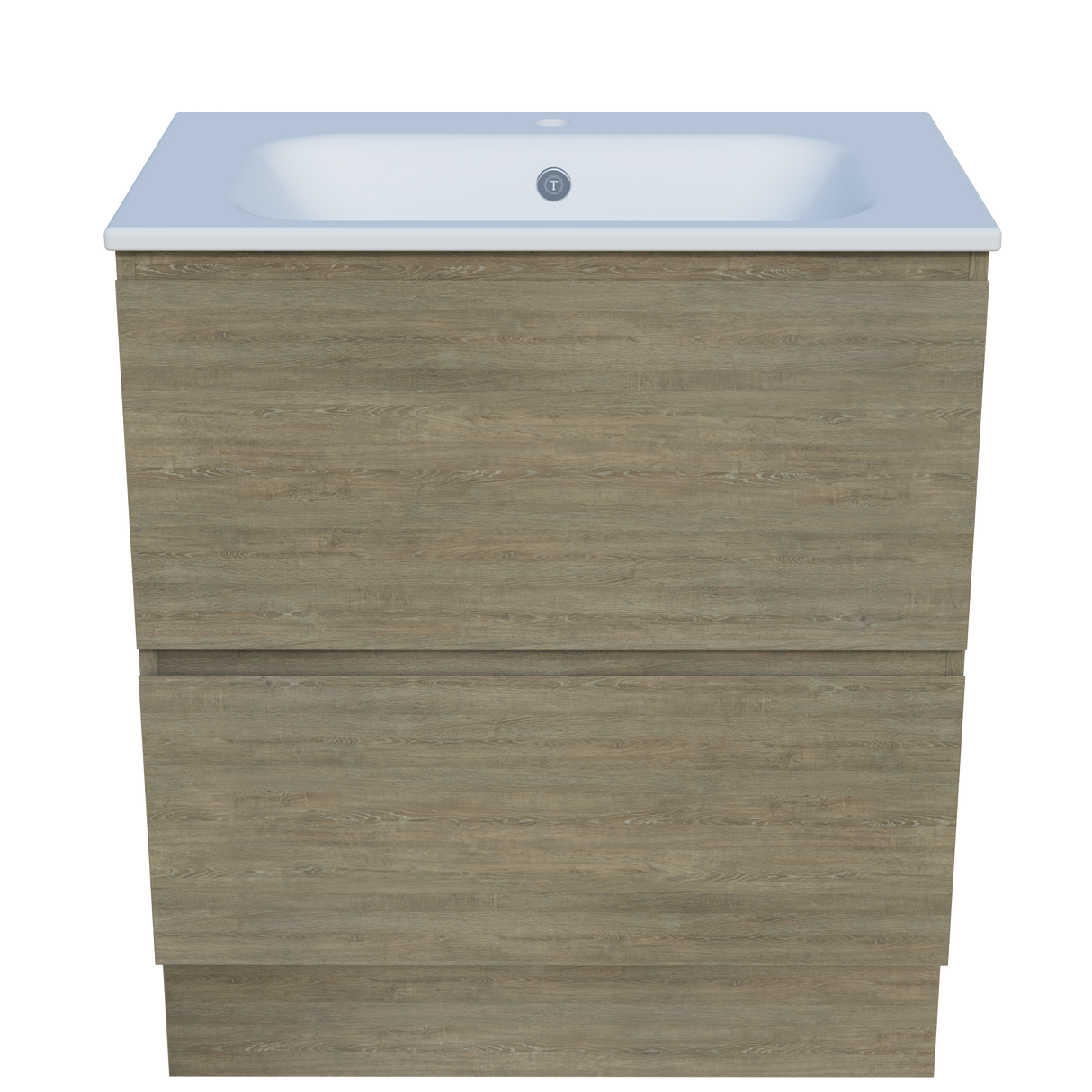 Nevada Plus Vanity 750mm Centre Bowl Haven Top Floor standing (NEVP-V-750-C-HVN-F)
