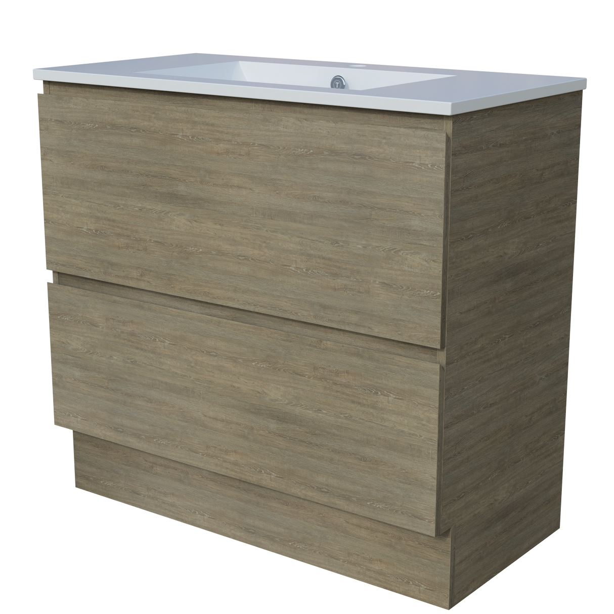 Nevada Plus Vanity 900mm Centre Bowl Alpha Top Floor standing (NEVP-V-900-C-APH-F)