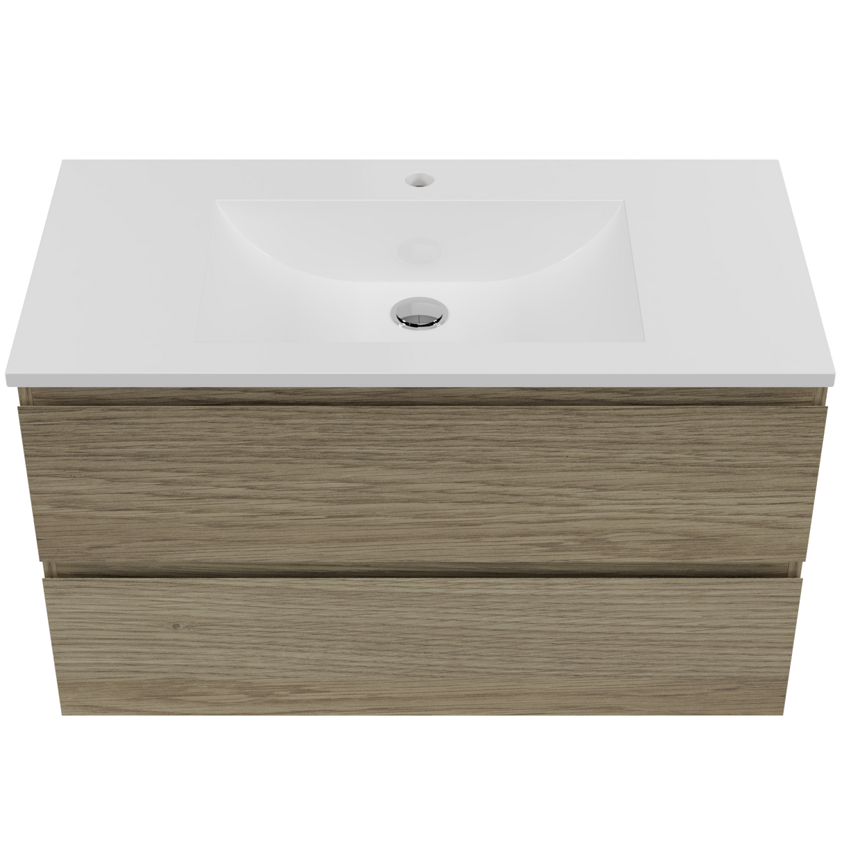 Nevada Plus Vanity 900mm Centre Bowl Regal Top Wall hung (NEVP-V-900-C-REG-W)
