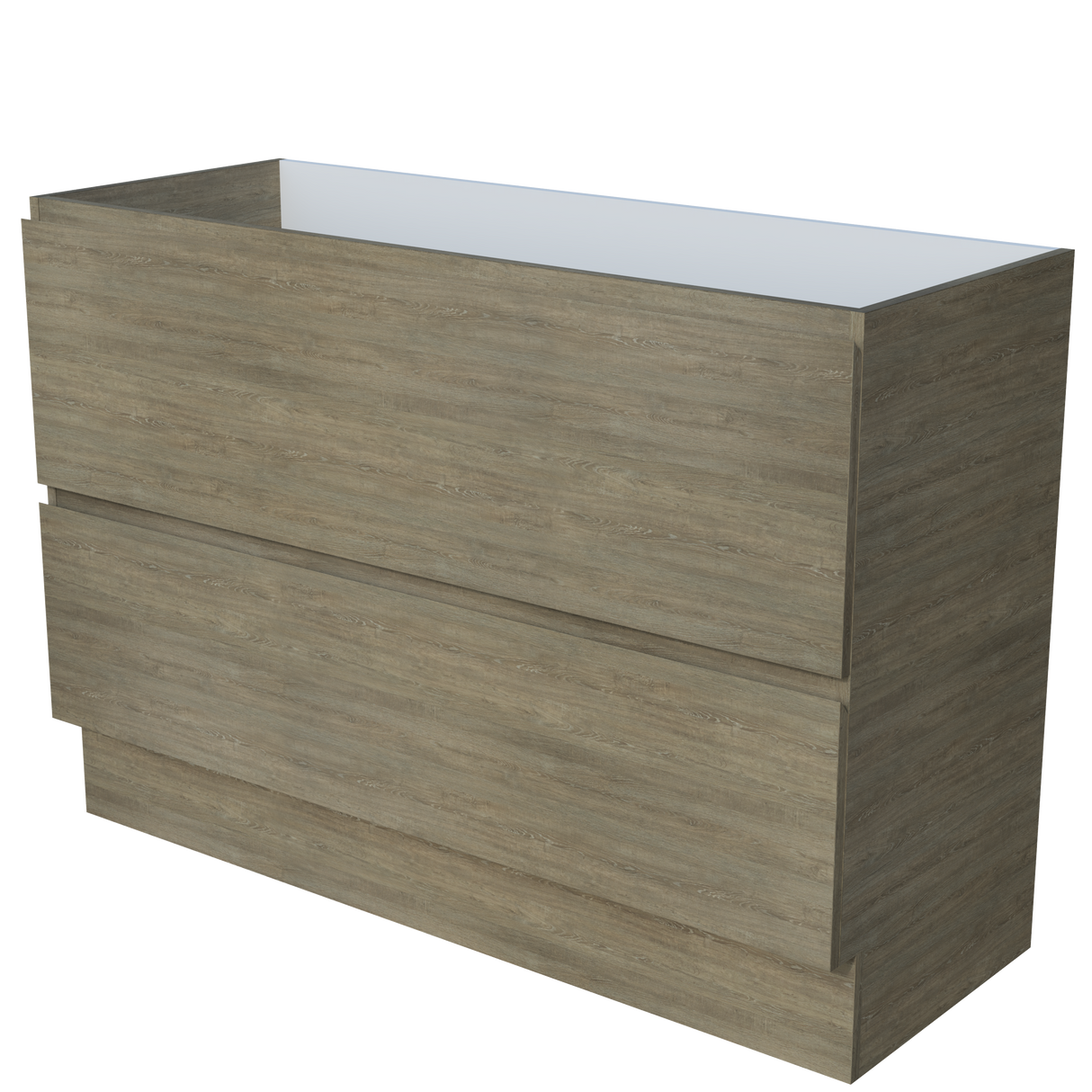 Nevada Plus Cabinet Only 1200mm Double Bowl Floor standing