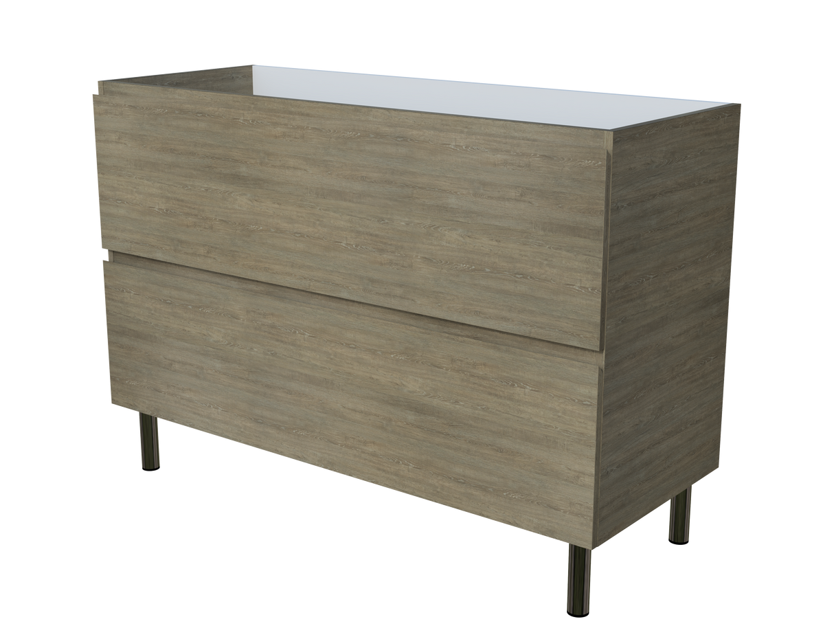 Nevada Plus Cabinet Only 1200mm Right Bowl On Legs