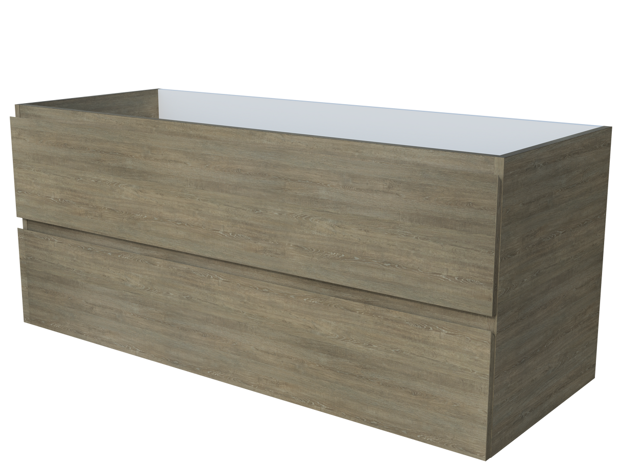Nevada Plus Cabinet Only 1200mm Left Bowl Wall hung