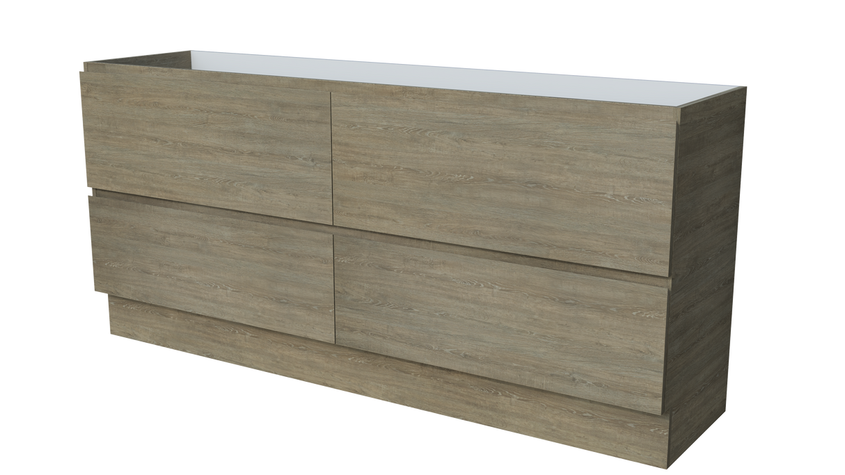 Nevada Plus Cabinet Only 1800mm Left Bowl Floor standing