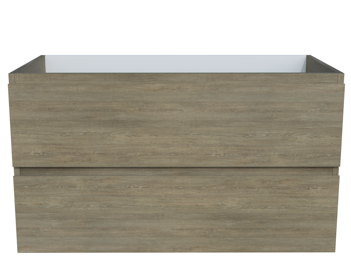 Nevada Plus Cabinet Only 900mm Right Bowl Wall hung