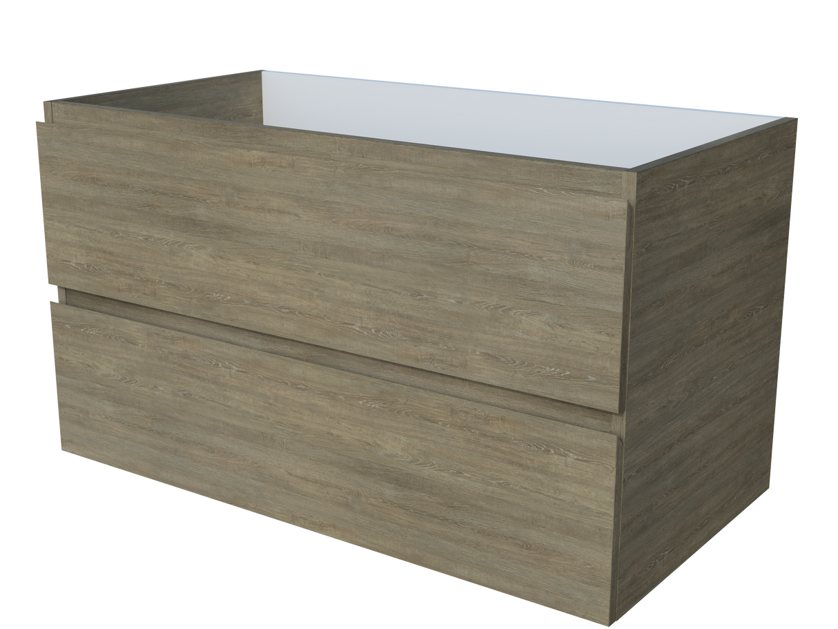 Nevada Plus Cabinet Only 900mm Right Bowl Wall hung