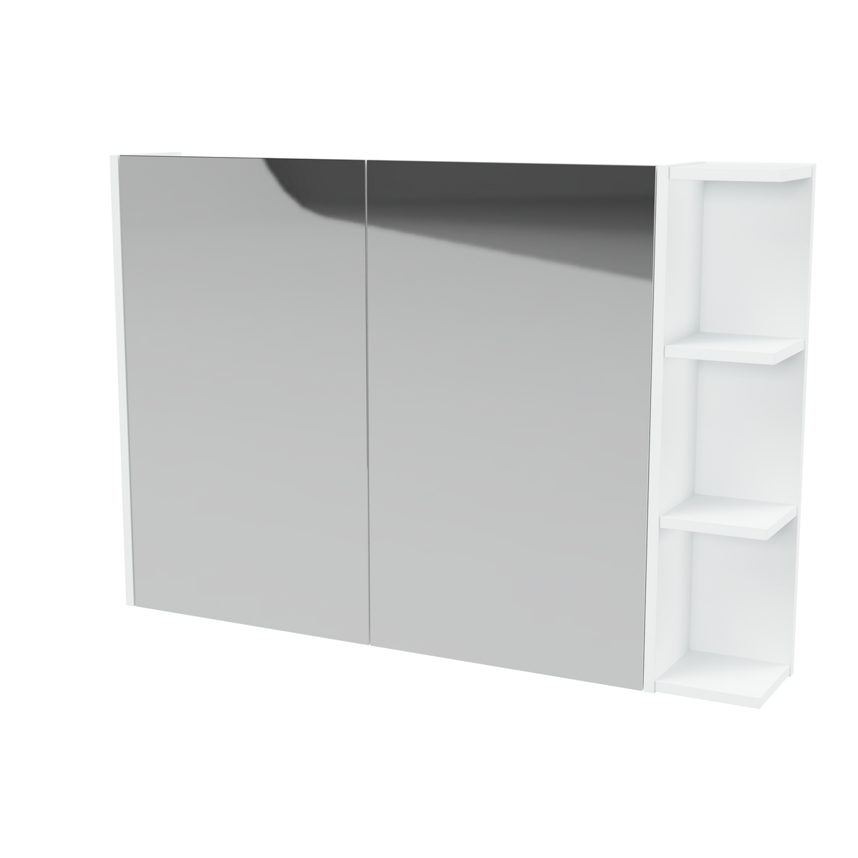 New York Mirror Cabinet 1050mm Left Double Door Gold Collection (NEW-SC-1050-L-G)