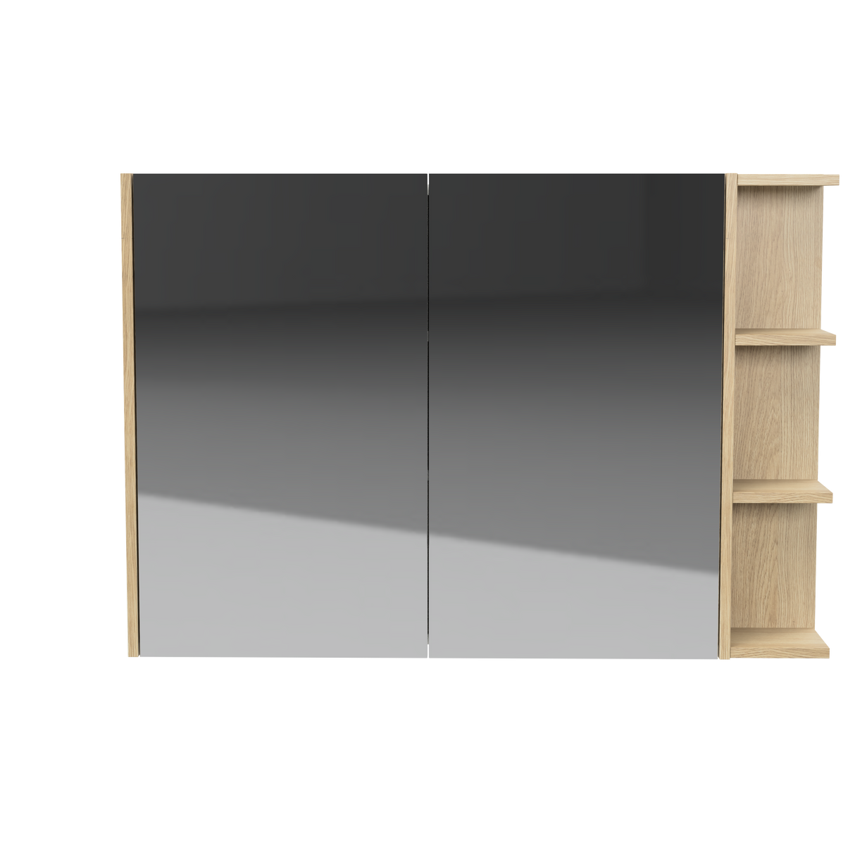 New York Mirror Cabinet 1050mm Left Double Door Gold Collection (NEW-SC-1050-L-G)