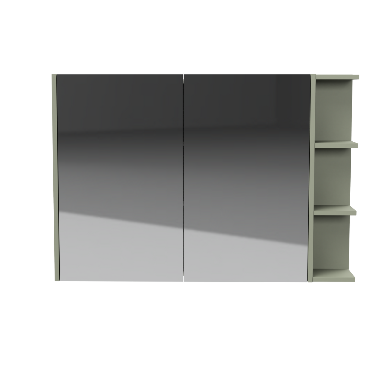 New York Mirror Cabinet 1050mm Left Double Door Platinum Collection (NEW-SC-1050-L-P)